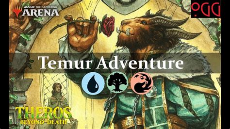 Mtg Arena Deck Tech Temur Adventures Thb Standard Youtube