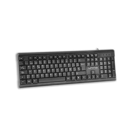 Teclado Unno Techno Kb Bk Usb Espa Ol Negro Pcmatplus