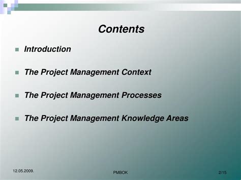 Ppt Project Management Body Of Knowledge Pmbok Powerpoint Presentation Id 506060