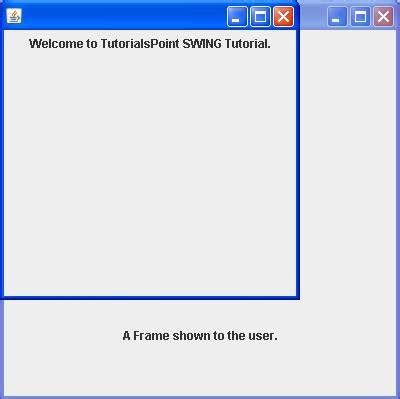 Jframe In Java Swing Example Code Webframes Org