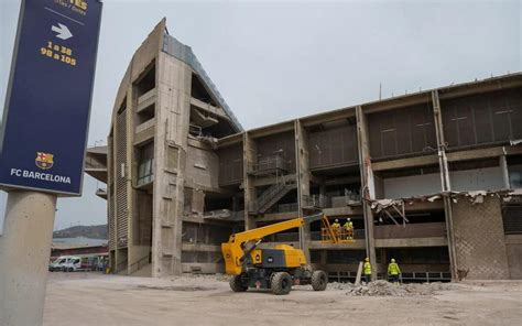 Les Obres Del Camp Nou En Directe Seguir La Construcci De L