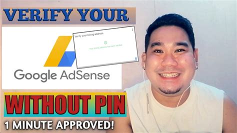 How To Verify GOOGLE ADSENSE Without PIN In 2021 Pin Not Received