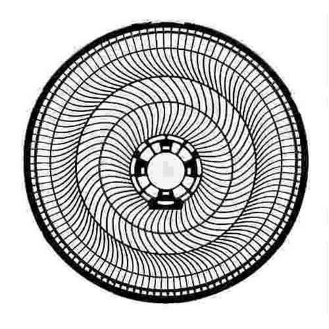 Grade Traseira Ventilador Cadence Cm Eros Vtr Submarino