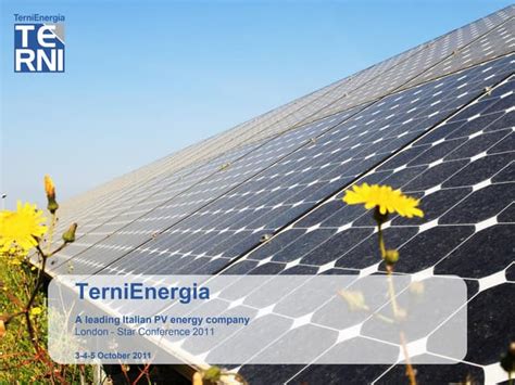 ternienergia star conference london