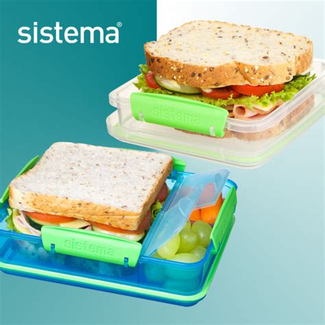 Sistema Sandwich Lunch Box Crisper Fruit Lunch Box For Home Sandwich