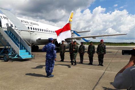 Kirab Bendera Merah Putih HUT Ke 73 TNI Tahun 2018 Tiba Sorong