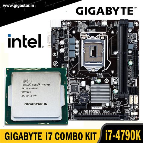 Powerful Combo Deal Gigabyte H 81 Motherboard With Intel I7 4790K