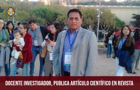 Docente Investigador JesÚs Javier Ñaccha Urbano Publica ArtÍculo