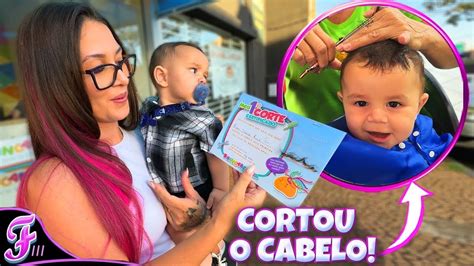 MEU FILHO CORTOU O CABELO PELA PRIMEIRA VEZ Fran Japa YouTube