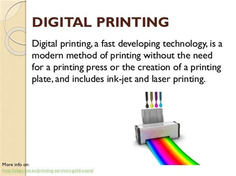 Different Types of Printing Techniques