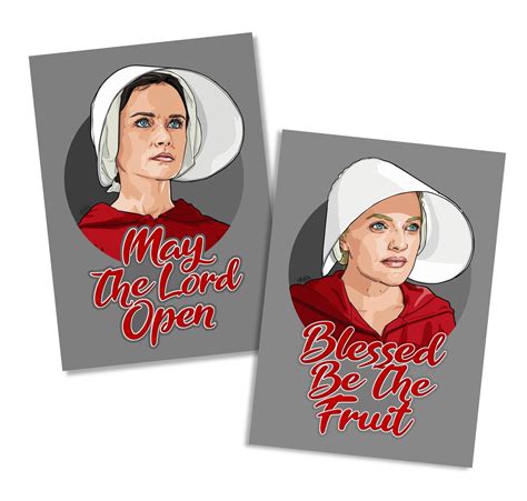 The Handmaids Tale Art Print Twin Pack A4 Size Etsy