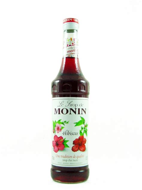 Sirop Monin Hibiscus Cl Boissons Du Monde