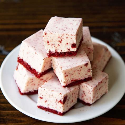 Cream Cheese Red Velvet Fudge Sweet Recipeas