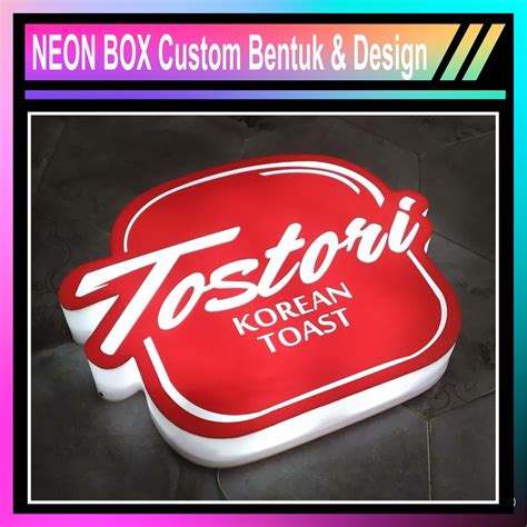 Jual Neon Box Custom Bebas Bentuk Dan Design Shopee Indonesia