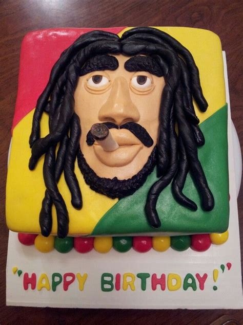 Bob Marley Birthday Cake By Myrnas Yummy Cakes Bob Marley