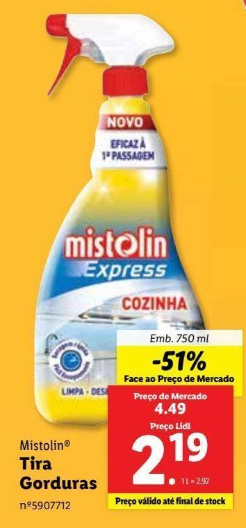 Promo O Desengordurante Mistolin Em Lidl