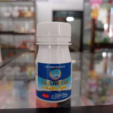 Jual Minyak Ikan Cod Liver Oil Cap Ikan Paus Isi Kapsul Shopee