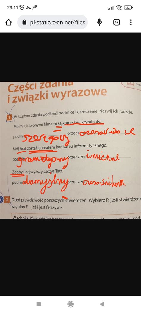 Wiczenia Klasa J Polski Nowe S Owa Na Start Brainly Pl