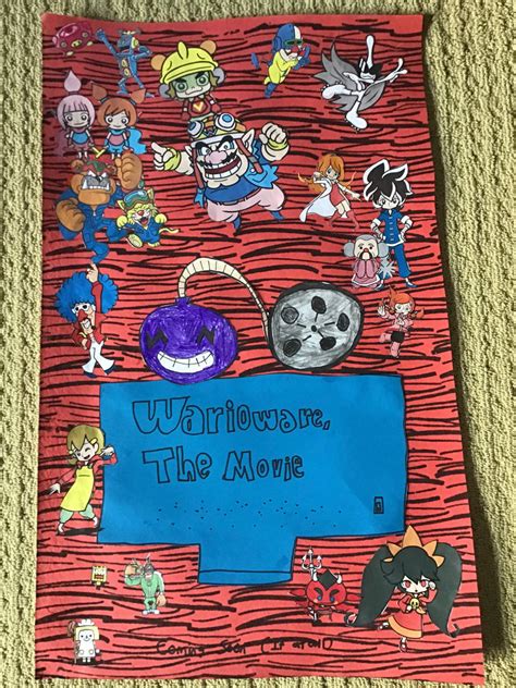 Warioware The Movie Poster By Vannesteland On Deviantart