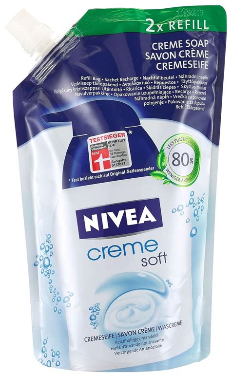 Nivea Flüssigseife Creme Soft Nachfüllbeutel 500 Ml 3er Pack 3 X 500 Ml Amazon De Kosmetik