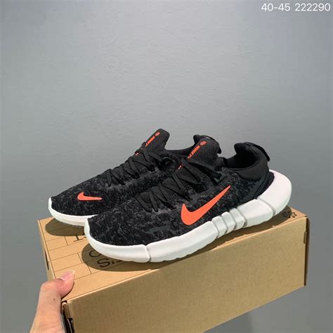 Estoque Pronto Nike1111 Free Run 5 0 Flyknit 2018 Homens Corrida