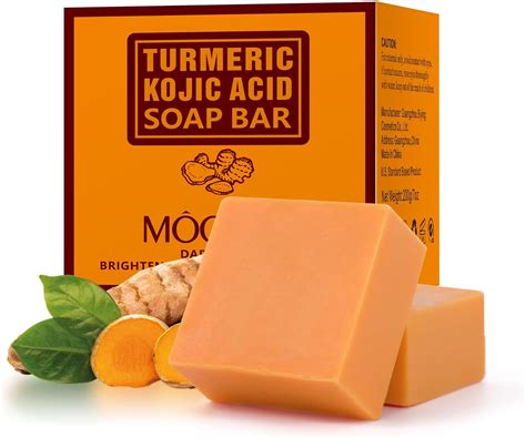 Savon L Acide Kojique Savon Au Curcuma Pour Le Visage Et Le Corps