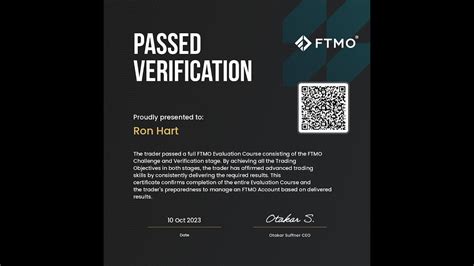 Passing FTMO 100k Challenge Using Market Structure Shift OTE Pattern