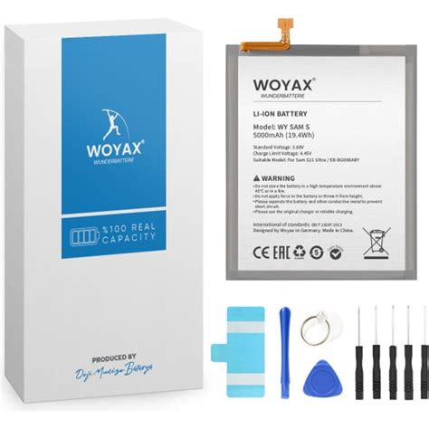 Woyax by Deji Samsung Galaxy S21 Ultra Uyumlu Mucize Batarya Fiyatı