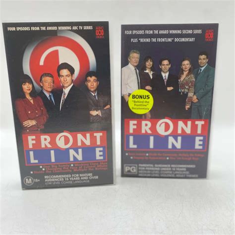 2 X Frontline Abc Tv Series On Vhs Format Vgc