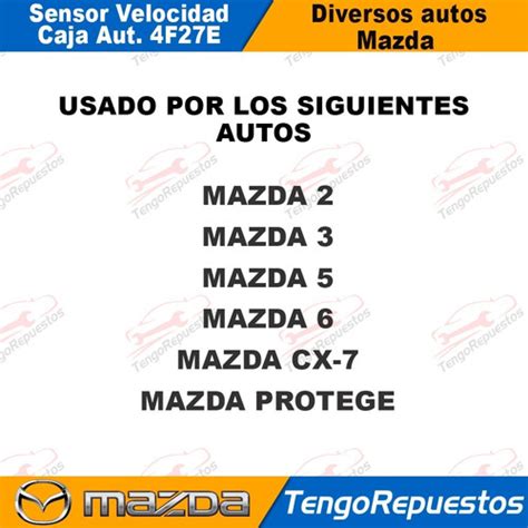 Sensor Velocidad Caja Automa F E Mazda Cx Protege Cuotas