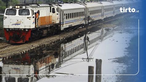 Jalur Kereta Api Losari Tanjung Di Cirebon Sudah Bisa Dilewati