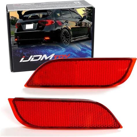 Amazon Ijdmtoy Red Lens Smd Led Bumper Reflector Lights