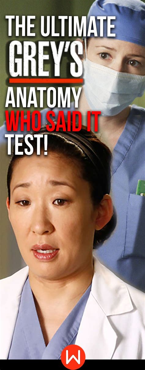 Quiz The Ultimate Greys Anatomy Who Said It Test Greys Anatomy Greys Anatomy Facts Greys