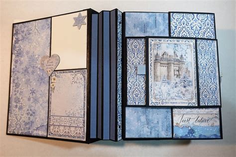 Scrapbook Album Pdf And Video Tutorial Pop Up Album Etsy