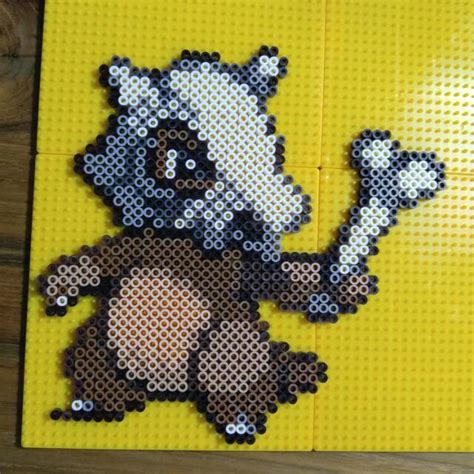 Cubone Perler Beads Cubone Pines For The Mother It Will Never See Again