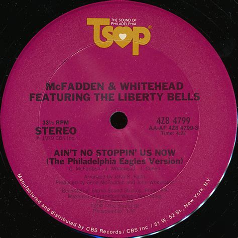 McFadden Whitehead Ain T No Stoppin Us Now 1981 Vinyl Discogs