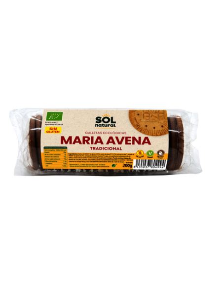 Galletas Maria Avena Sin Gluten G Sol Natural Espacio Org Nico