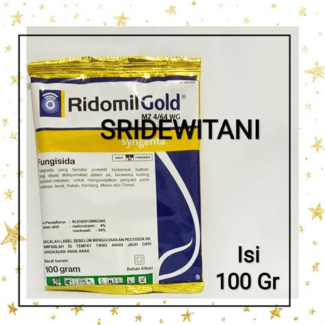 Fungisida Ridomil Gold Mz Wg Isi Gram Lazada Indonesia