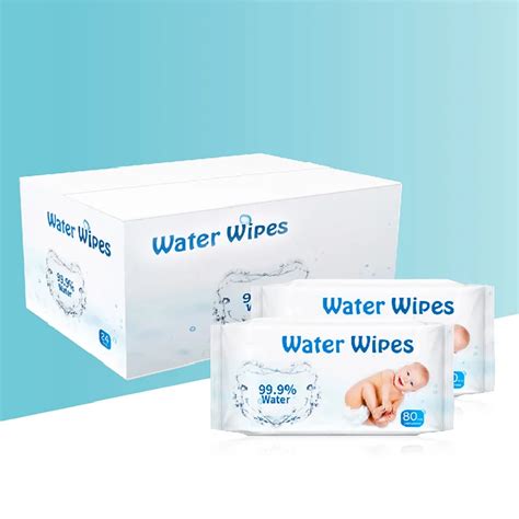 Biokleen 100 Pcs Water Wipes Babies 99.9 Pure Newborns Unscented Baby ...