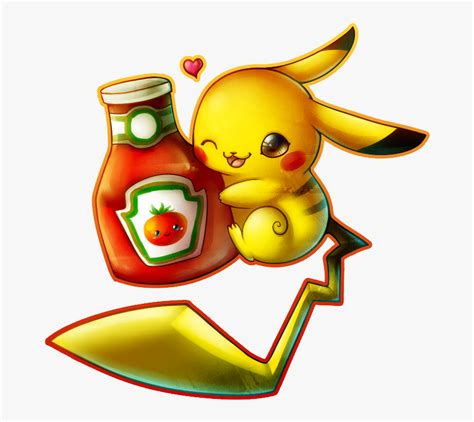 Happy Pikachu Ketchup