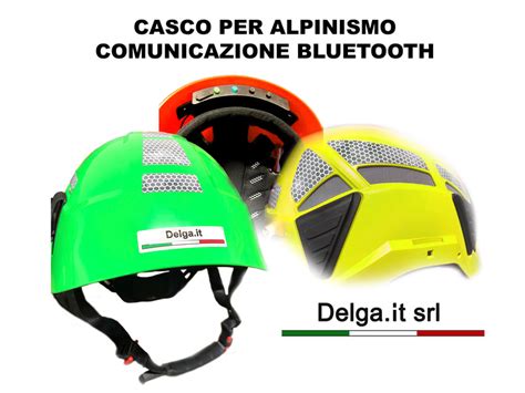 Casco Da Lavoro Bluetooth Dpi Antinfortunistico Delga Italia Rete Per