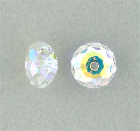 Mm Swarovski Briolette Beads Crystal Ab Crystal Findings