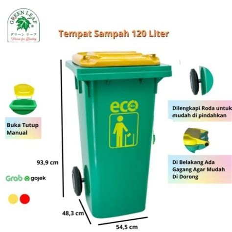 Jual Tong Sampah Besar Roda Liter Tebal Tempat Sampah Roda