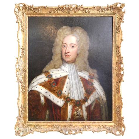 King George Ii Oil On Canvas England Circa 1750 At 1stdibs King