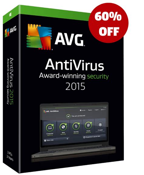 Buy AVG AntiVirus 2015-2016 (2 Years 3PCs) (Download) - Antivirus Discount