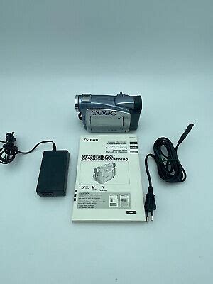 Canon Mv Minidv Pal Digital Camcorder Videokamera Funktioniert Ebay