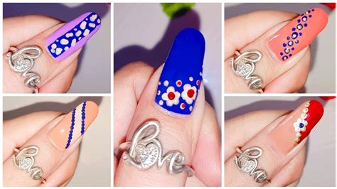 Nail Designs Using Dotting Tools 💅😍 Youtube