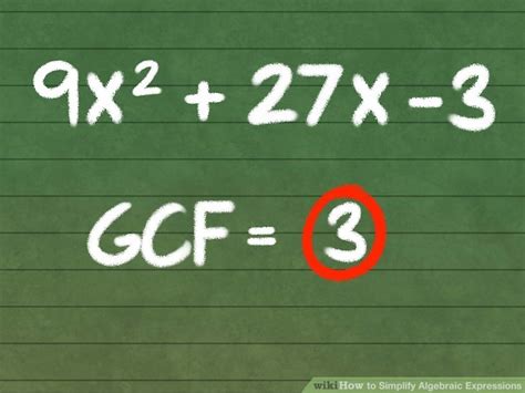 4 Ways To Simplify Algebraic Expressions WikiHow