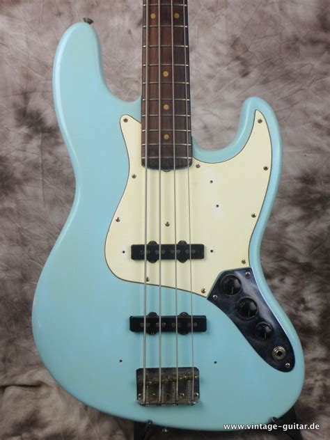 Fender Jazz Bass 1964 Sonic Blue Refinished Bass For Sale Vintage Guitar Oldenburg