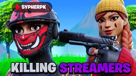 Killing Fortnite Streamers Reactions Youtube